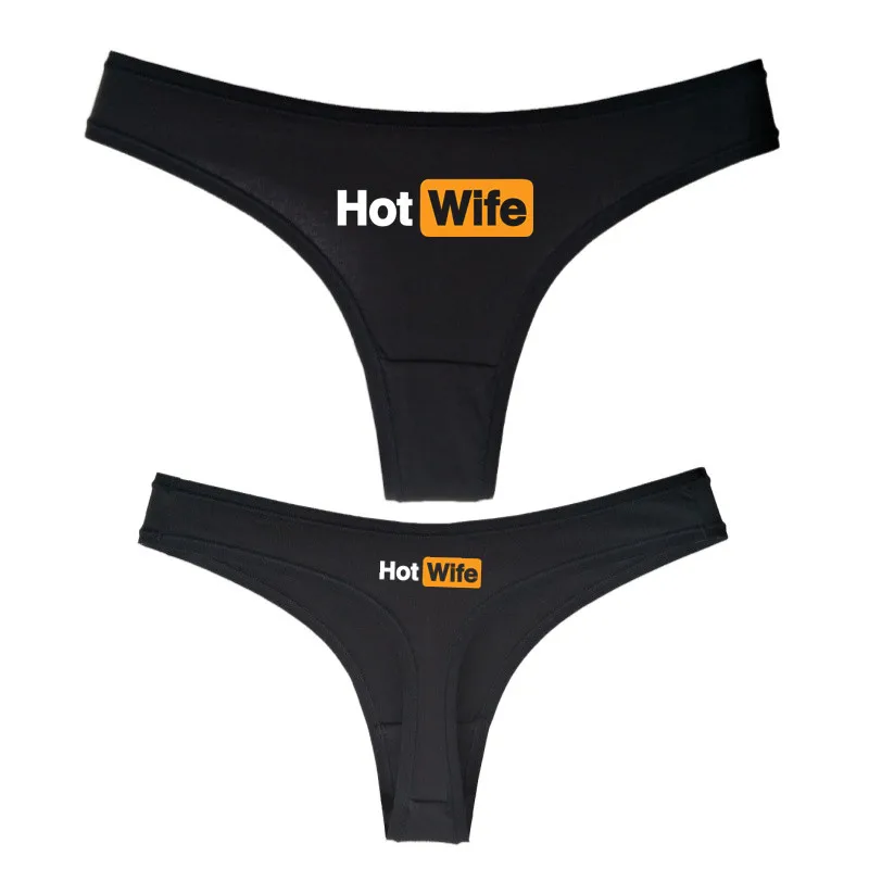 Hot Wife Letters Women's Underwear New Fashion Panties Sports Fitness Seamless Girl's Underwear Low Waist Traceless Ladies Brief
