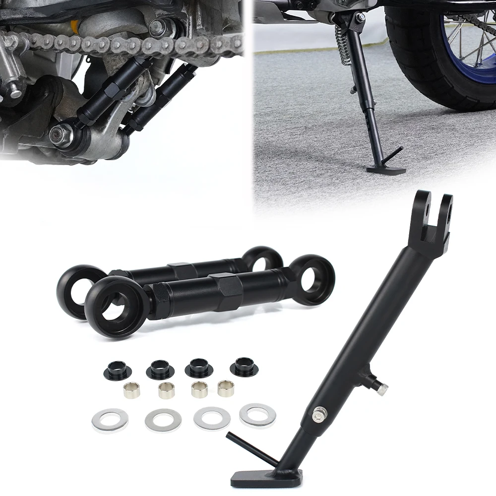 

Motorcycle Adjustable Kickstand Side Stand For Yamaha Tenere 700 2019 2020 2021 2022 2023 2024 Rear Suspension Lowering Links