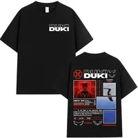Rapper Duki Ameri Tour Graphic T-shirts Women Fashion Hip Hop O-Neck T Shirt Comfort Women Short Sleeve T-shirt
