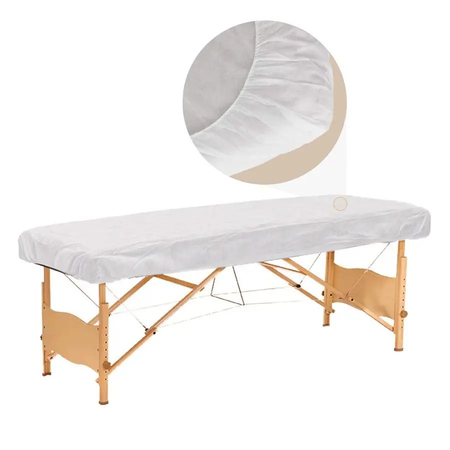 50PCS Disposable Fitted Massage Table Sheets Pack