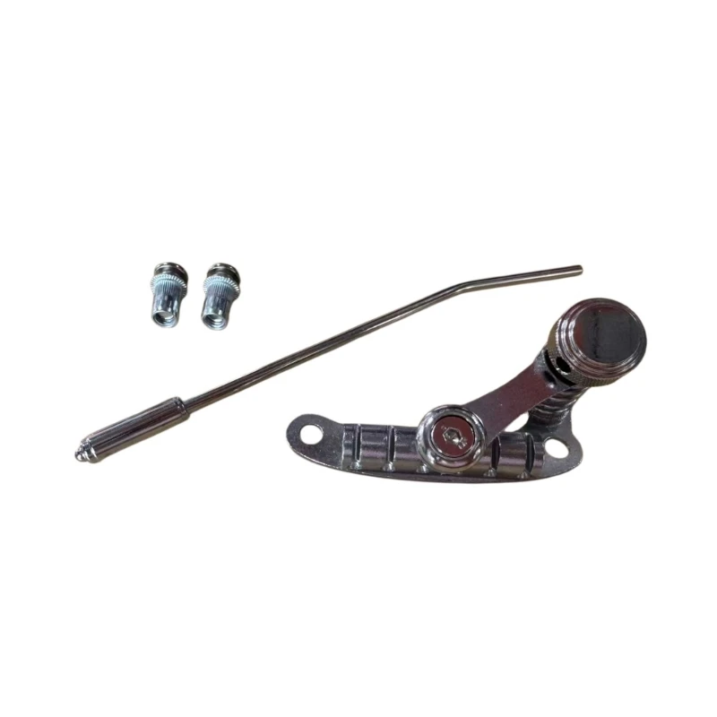 Metal Guitar Bridge Tailpiece Easy Installation Guitar Hardware Offering Stable Tuning Stability for Various Models