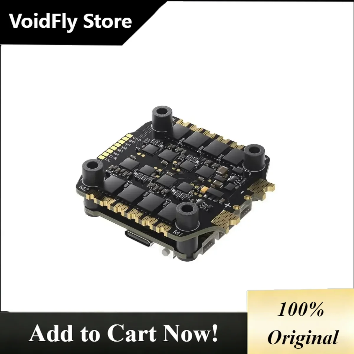 VoidFly GEPRC TAKER F722 BLS 60A V2 STACK 4IN1 ESC BLS 60A Flight Data Record Plug Play Racing FPV Drone 16MB Black Box Data Ana