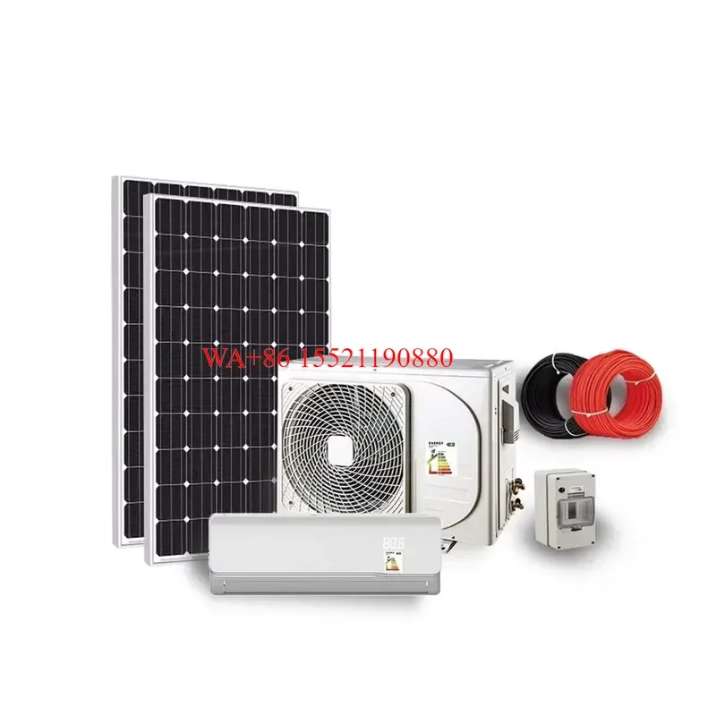 WMWMNU Hybrid Solar Powered Air Conditioner 9000BTU to 24000BTU for Home Cooling 12000BTU 18000BTU Series for Households