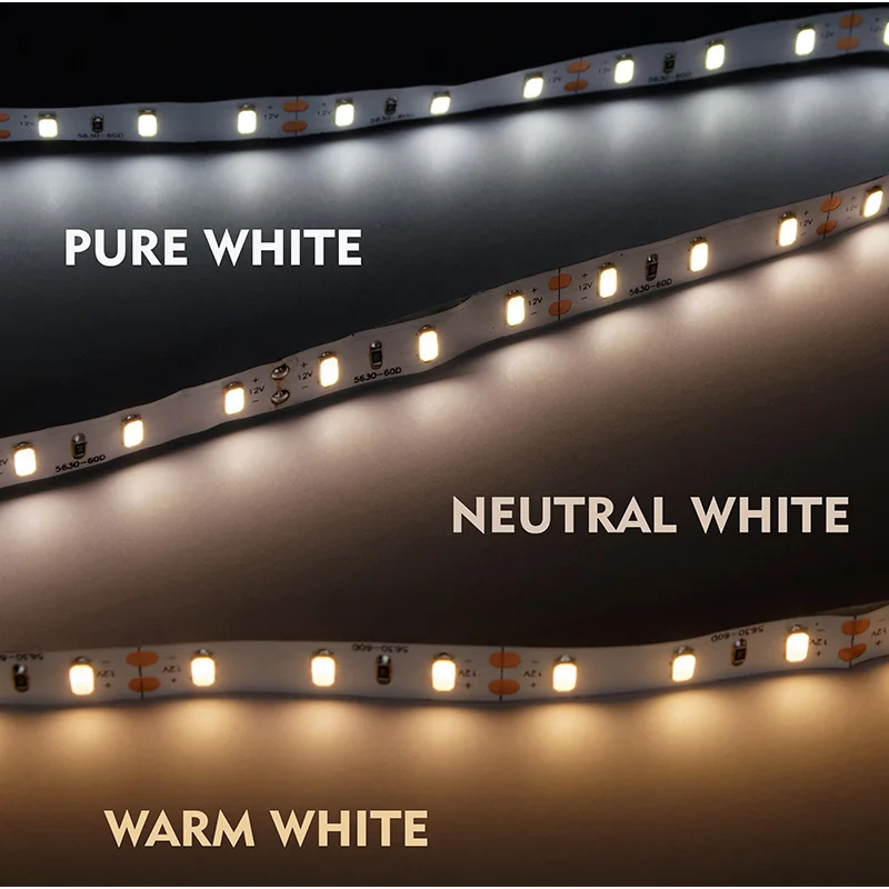 DIY LED U-HOME High CRI Ra 95+ LED Strip Lights SMD5630 Warm White Neutral White Daylight White for DIY Flexible LED Light Panel