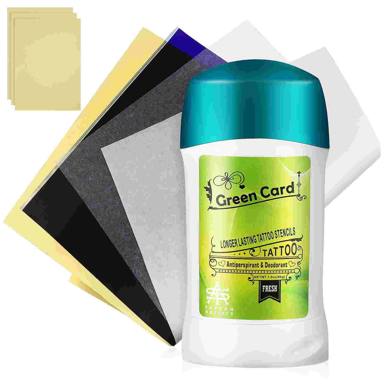 

Transfer Soap 50 Sheets Tattoo Paper and Gel Kit Supplies for Tattooing Stencil