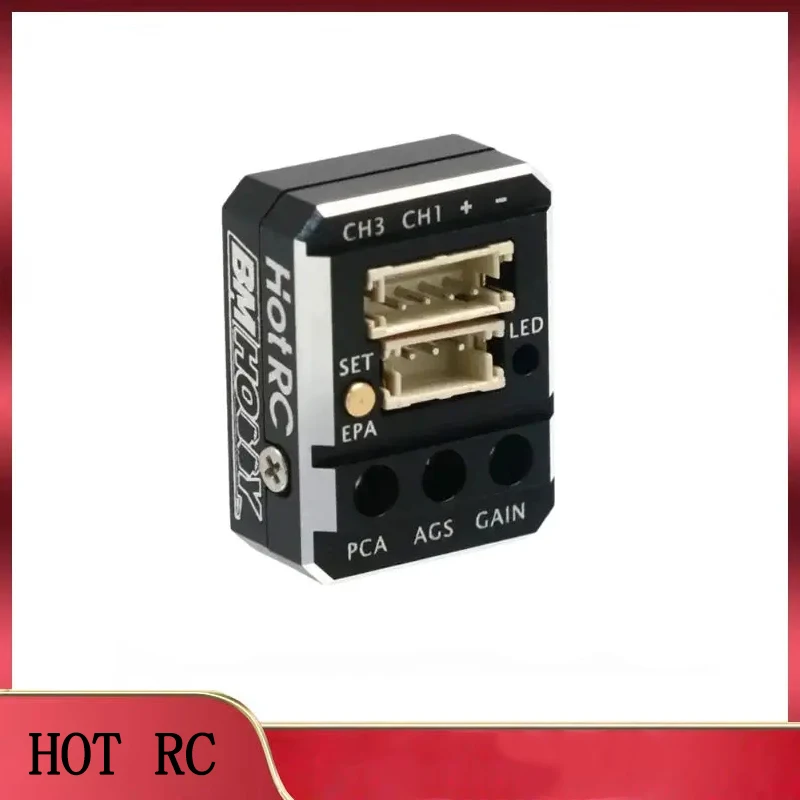 

HotRC F11 Car Gyro Mini Metal Gyroscope PWM 3.5-9V Jst1.5 for RC On-road Model Drift Racing Rally Boat Remote Control Vehicle