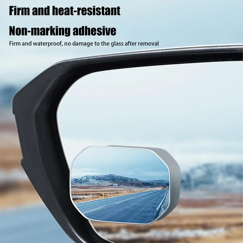 For Refer To Description  Rearview Blindspot Glass High Definition Car Glass Rearview Glass Wide Angle Blindspot Eliminator