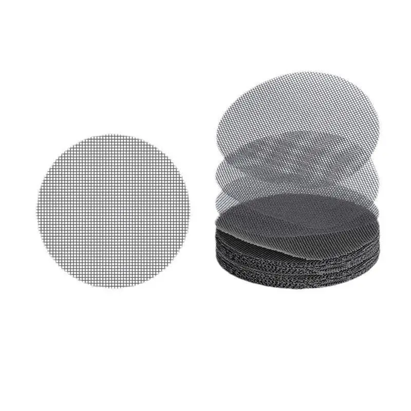 50Pcs/Set Plastic Flower Pot Hole Mesh Pad Prevent Soil Loss Breathable Bonsai Drainage Screens Round Flower Pot Gasket