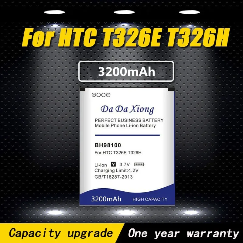 High quality 3200mAh BH98100 Battery for HTC Desire SV T326E P T326H Phone Bateria