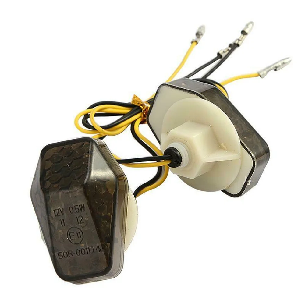 Sleek Smoke Lens LED Flush Mount Turn Signal for Suzuki Bandit 600S 0007 Quick On/Off Response and Long Lasting