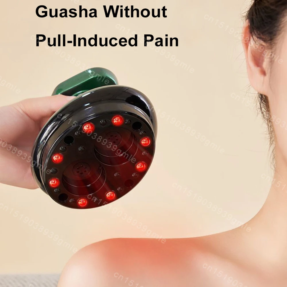 

Electirc Vacuum Cupping Device Guasha Suction Cups Therapy Cellulite Massager Heating Fat Burner Skin Scraping Massage Slimming