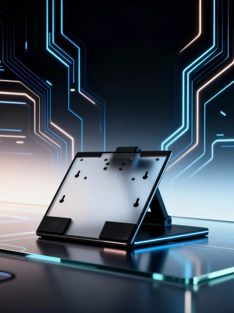 Adjustable Foldable Monitor Stand Holder Monitor Desk Mounts 14-24 Inch Screens Ergonomic Computer Office Home