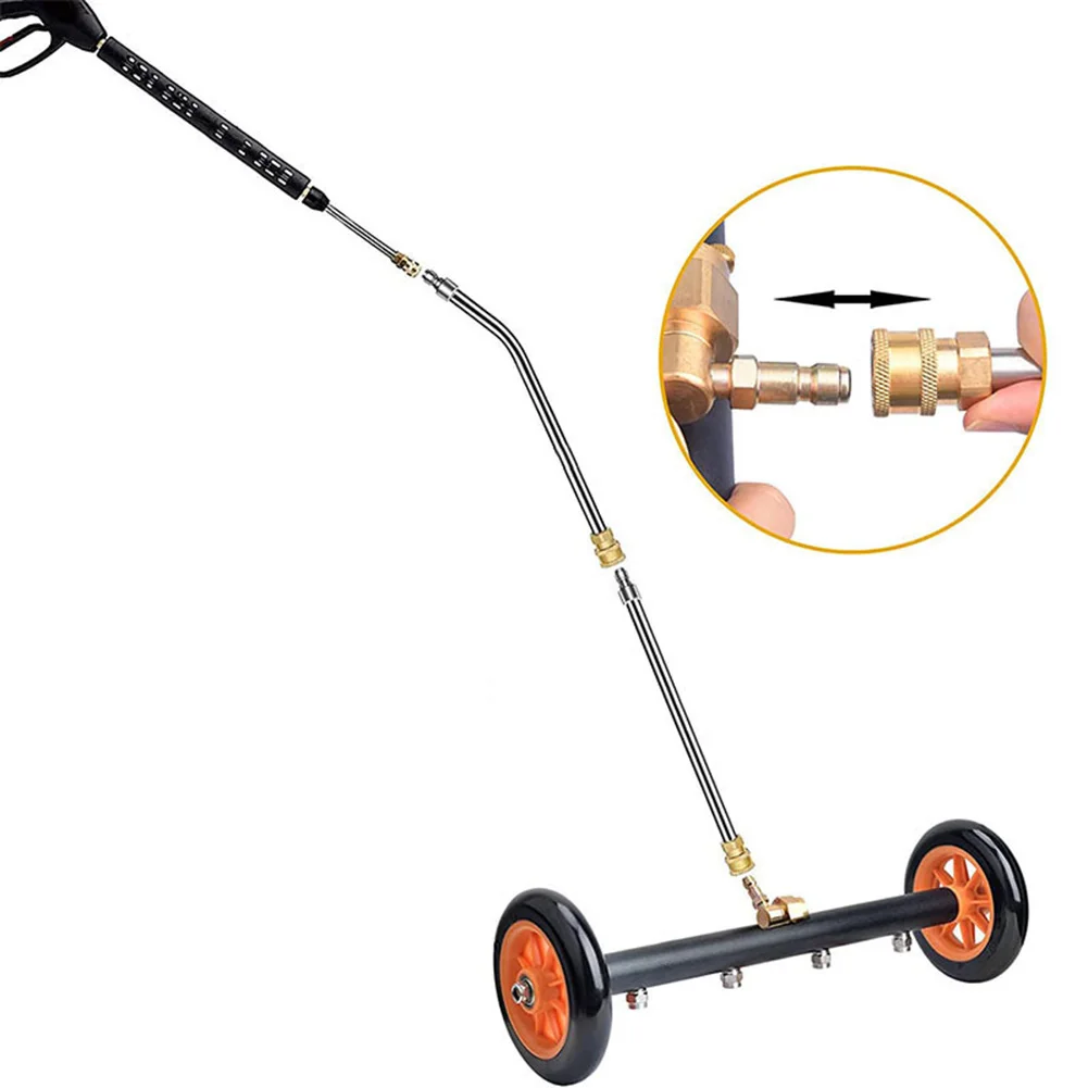 /Dual /Function /Undercarriage Cleaner Water Broom 4000 PSI With 3 Extension Wands For Truck Car SUV Trailer Pressure Washer Par
