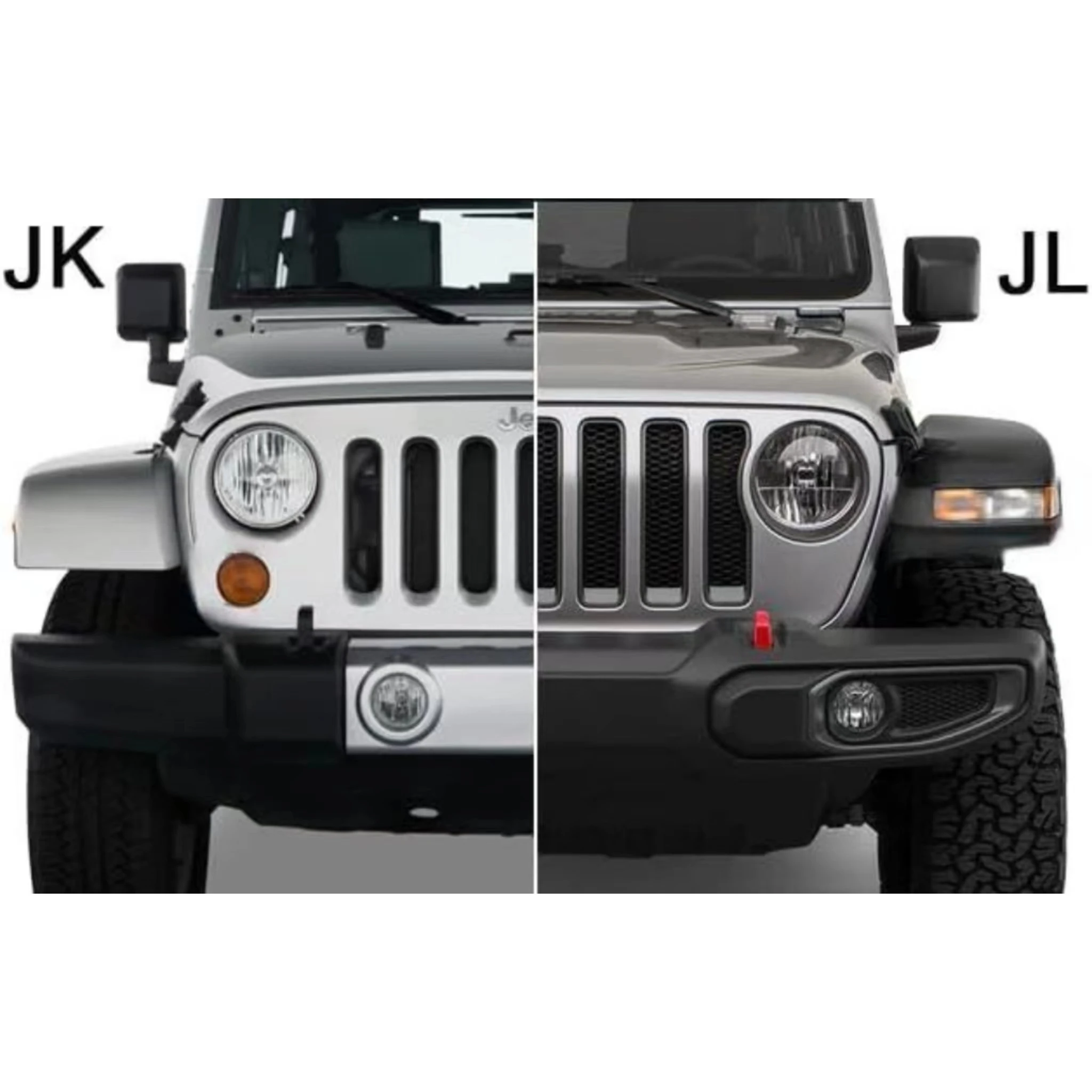 

Заводской OEM Автомобильный бампер для Jeep Wrangler JK 2007-2018 обновление до JI Fender Flare фары Facelift BodyKit