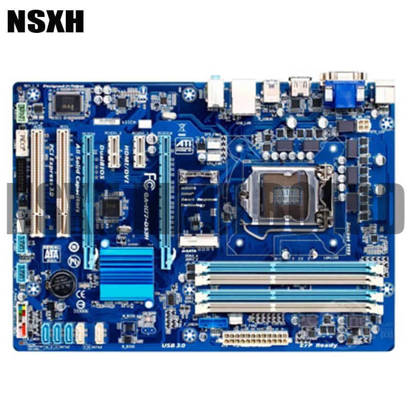 

Original GA-H77-DS3H Motherboard 32GB LGA 1155 DDR3 Mainboard 100% Tested Fully Work