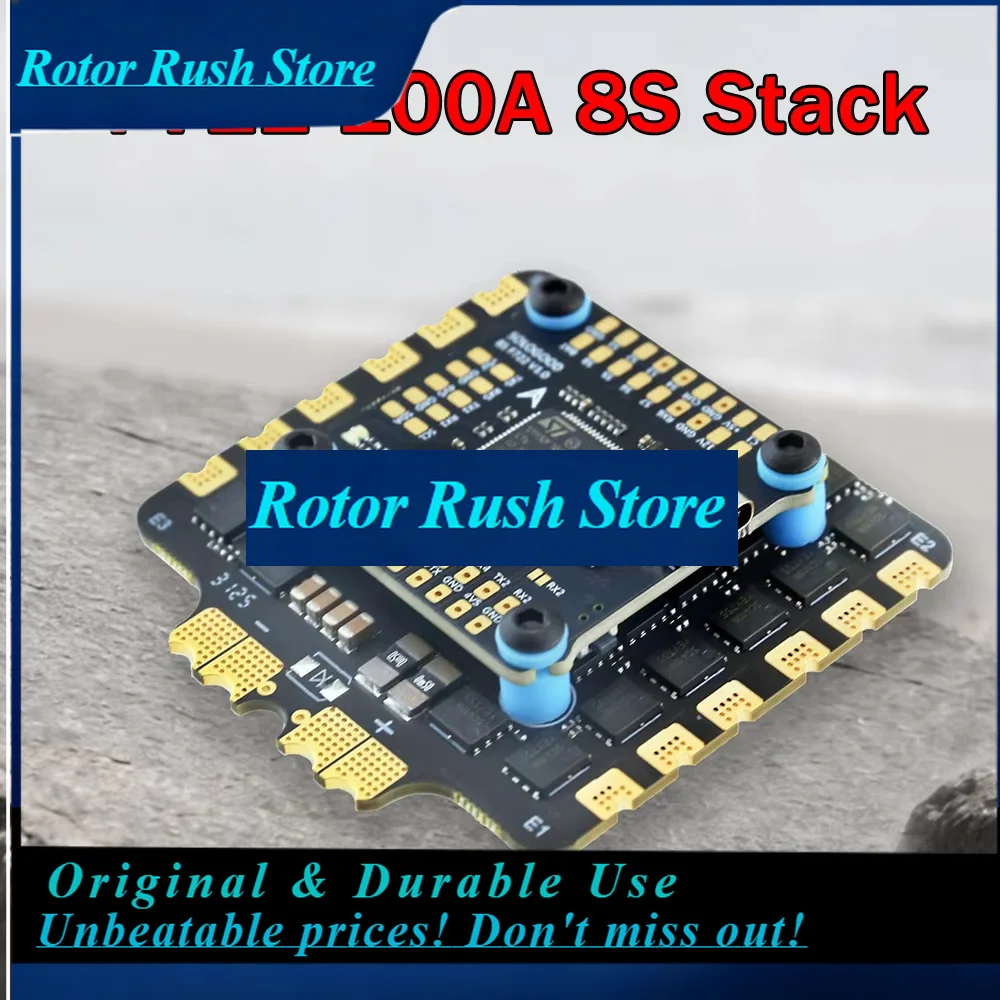 RoRuSSoloGood F722 100A 8S Stack Flight Controller 4in1 ESC With ICM42688P Support 3-8S 2 Cameras For FPV Freestyle Drones Parts