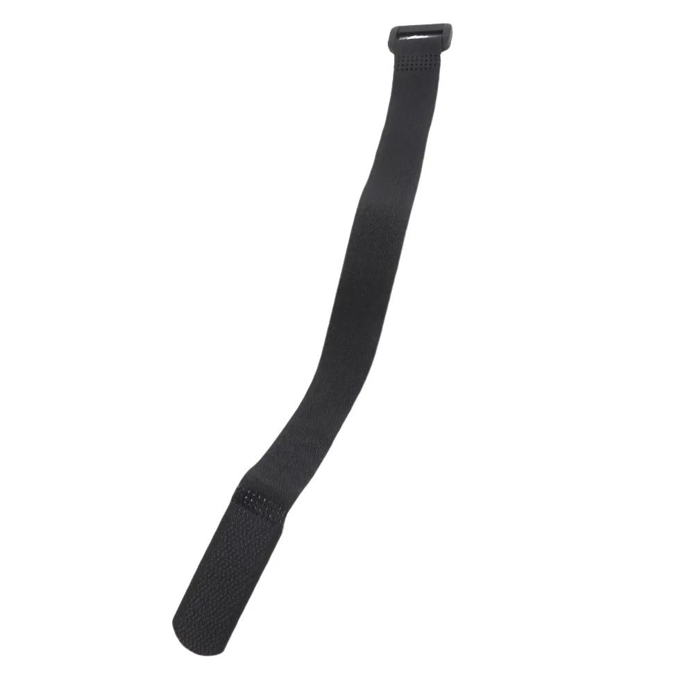 10pcs Adjustable Bike Strap Black 30cm Bike Rack Strap with Hook and Loop Polyester Nylon Adjustable Bike Rack Strap
