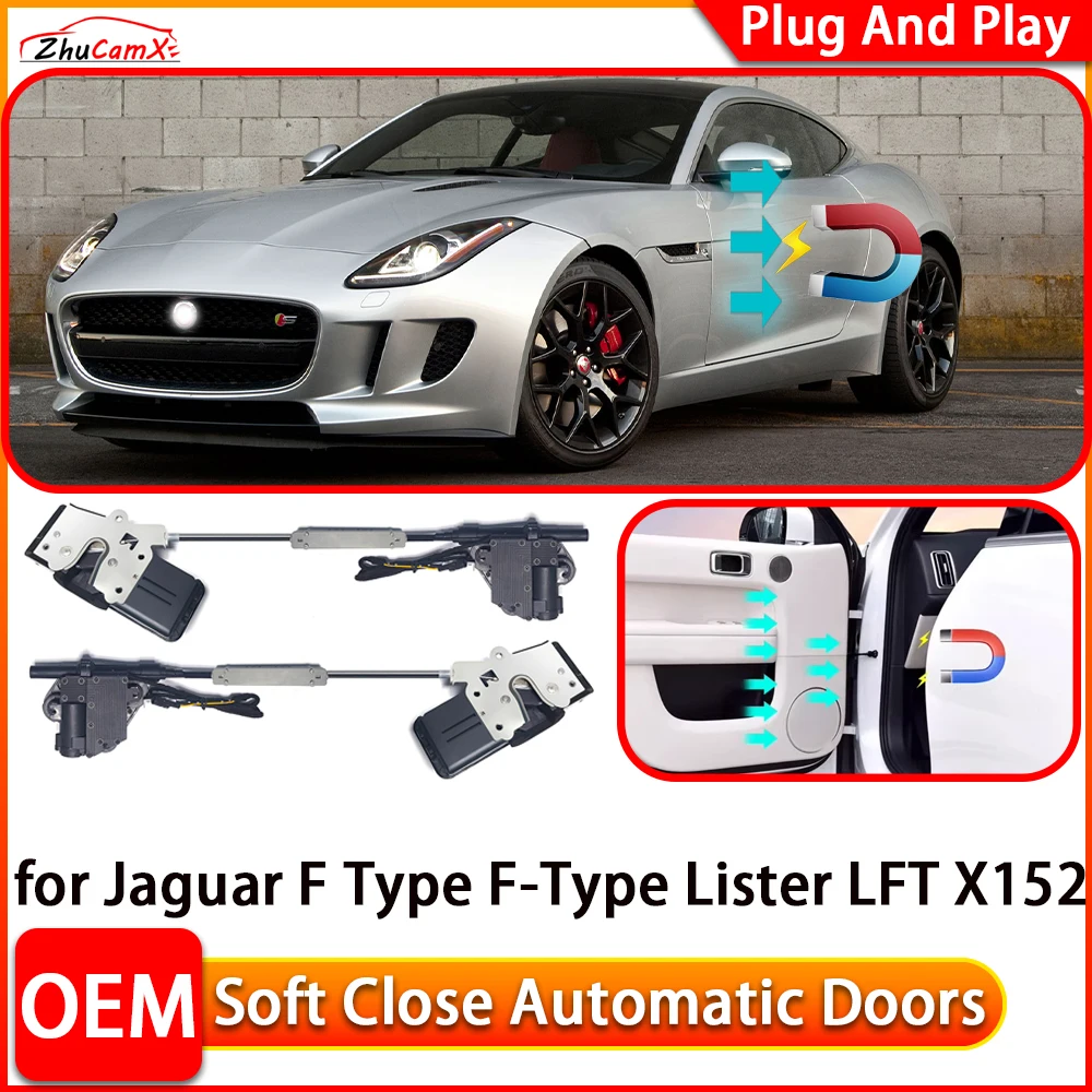 

for Jaguar F Type F-Type Lister LFT X152 Car Automatic Electric Soft Close Door Closer Power Closing Door Comfort Closing System