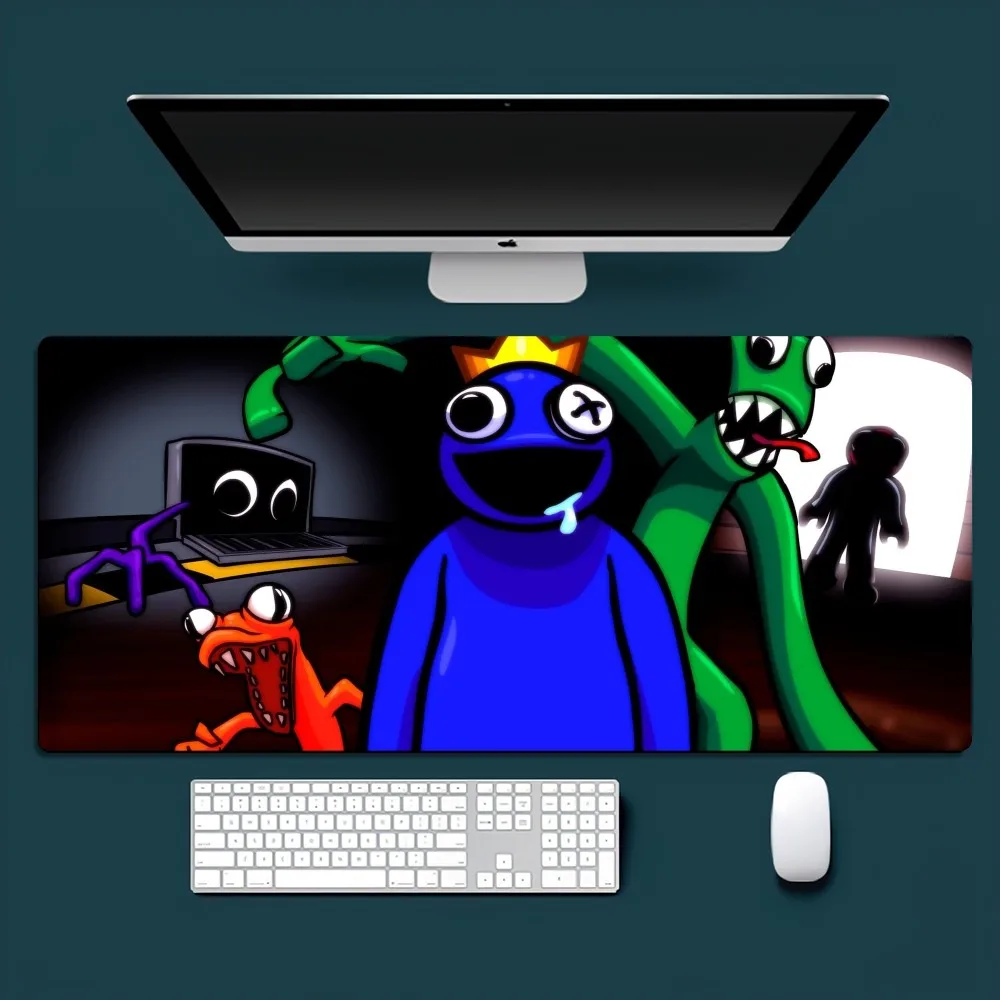 Game R-Rainbow F-Friend Cool Survival Mousepad Office Small Large PC Computer Keyboard Mouse Game Rubber Anti-Slip Mice Mat Big