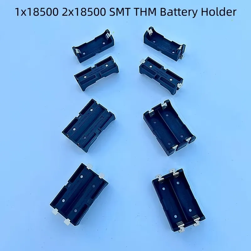 Flame Retardant Battery Bracket 1x18500 SMT THM 2x18500 PIN Battery Holder for Electronic Components