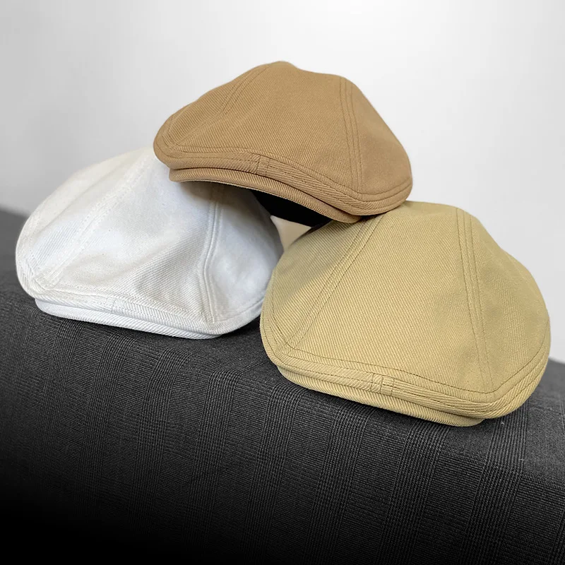 Summer Thin Casual Beret Forward Cap, Ladies Spring Vintage Baseball Painter Hat