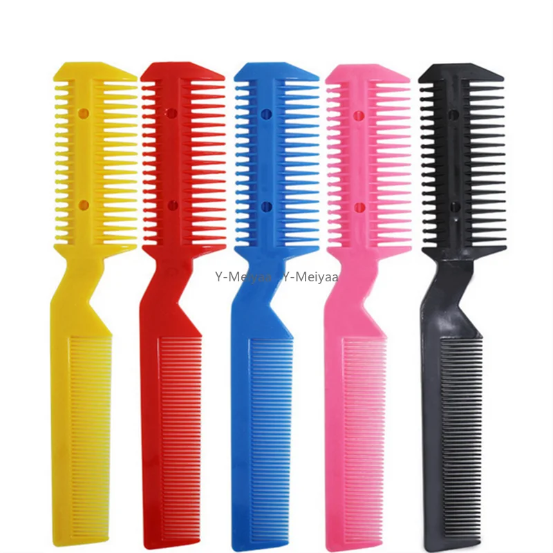 1PC Black Pet Dog Hair Trimmer Comb Cutting Cut With 2 Blade