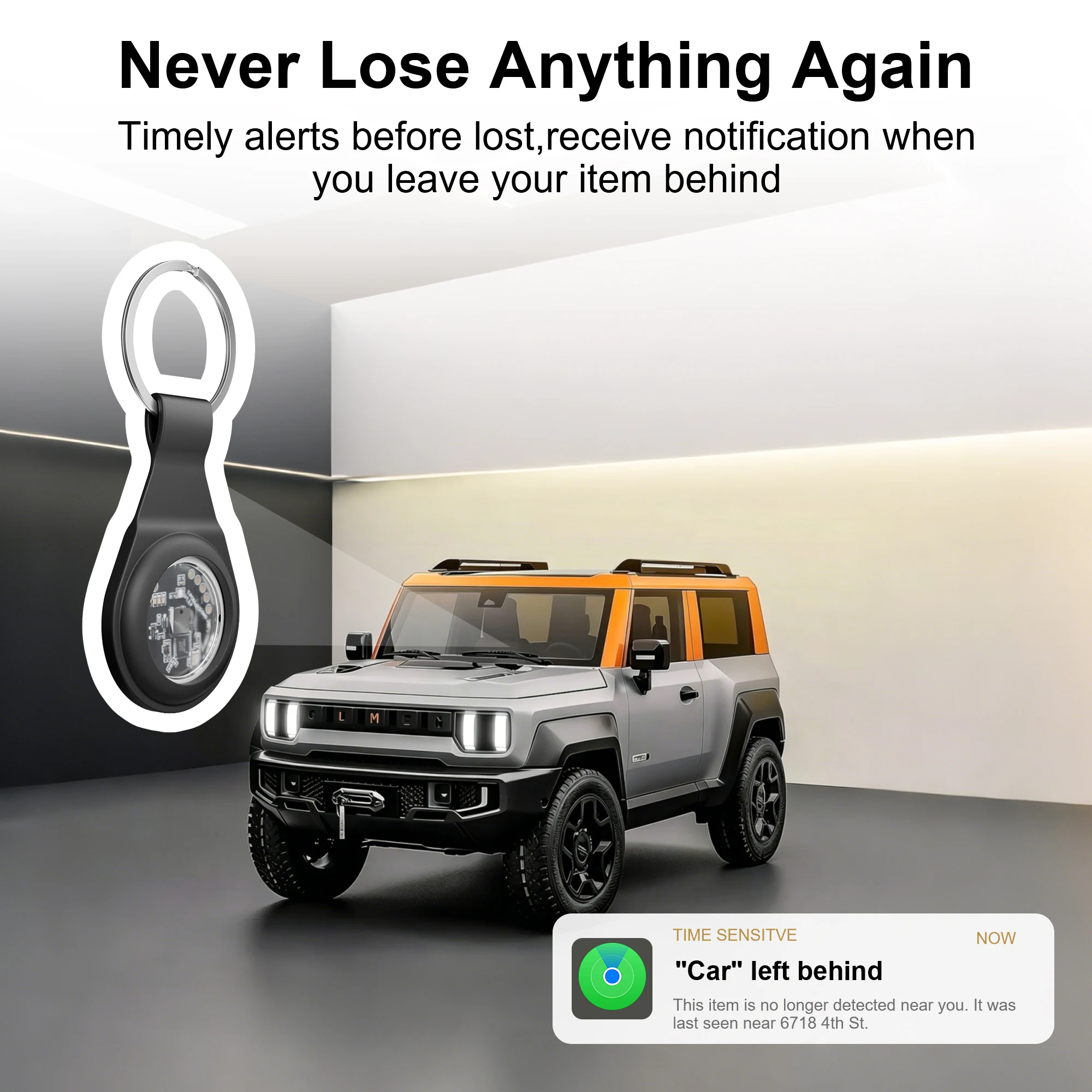 1/2-Pack Wireless Smart Tracker Mini Tag — Compatible with iOS 