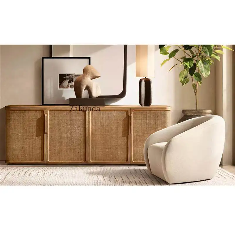 Simple wooden grooved lockers with plenty of hidden storage space