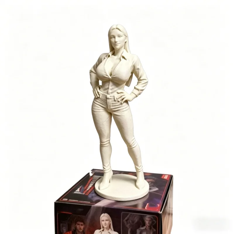 

New 3D Printed Human Model Female Statue Office Shirt Figurine Home Office Decorative Accessories Desktop Ornament