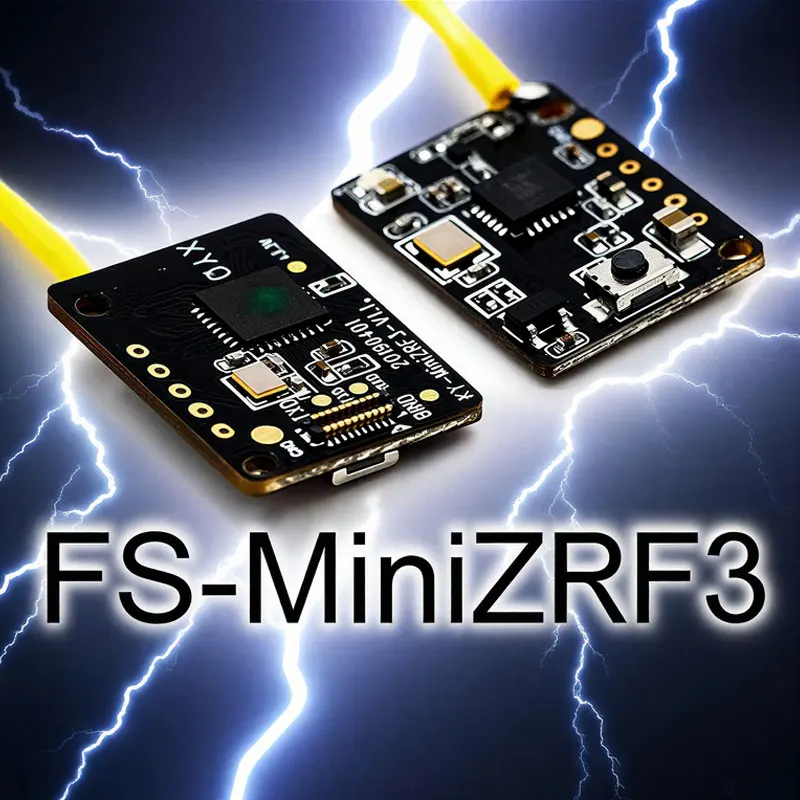 

Flysky FS-MiniZRF3 2.4G Mini RC Car Receiver Compatible with Flysky Noble NB4 New-MIN-e And MINi-ZEVO for Remote Control Cars
