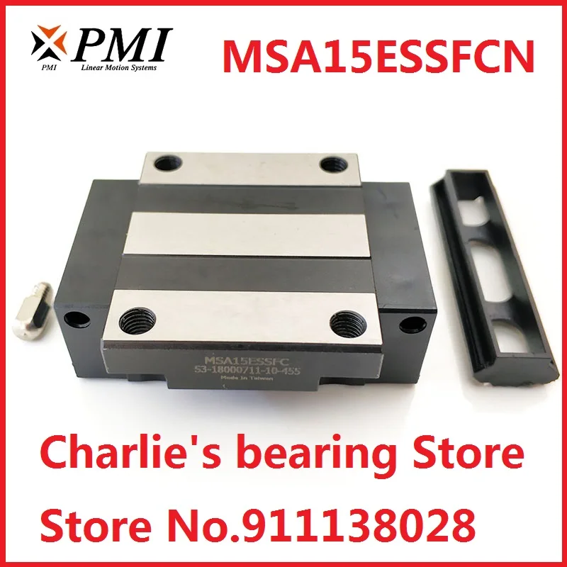 

1 шт., 100% новый оригинальный линейный направляющий блок марки PMI, модель MSA15E-N