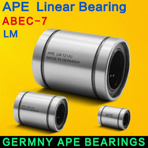 4 Uds APE rodamiento LM8UU LM3UU LM10UU LM16UU LM6UU LM12UU LM4UU LM5UU casquillos lineales CNC rodamientos lineales, piezas de eje lineal
