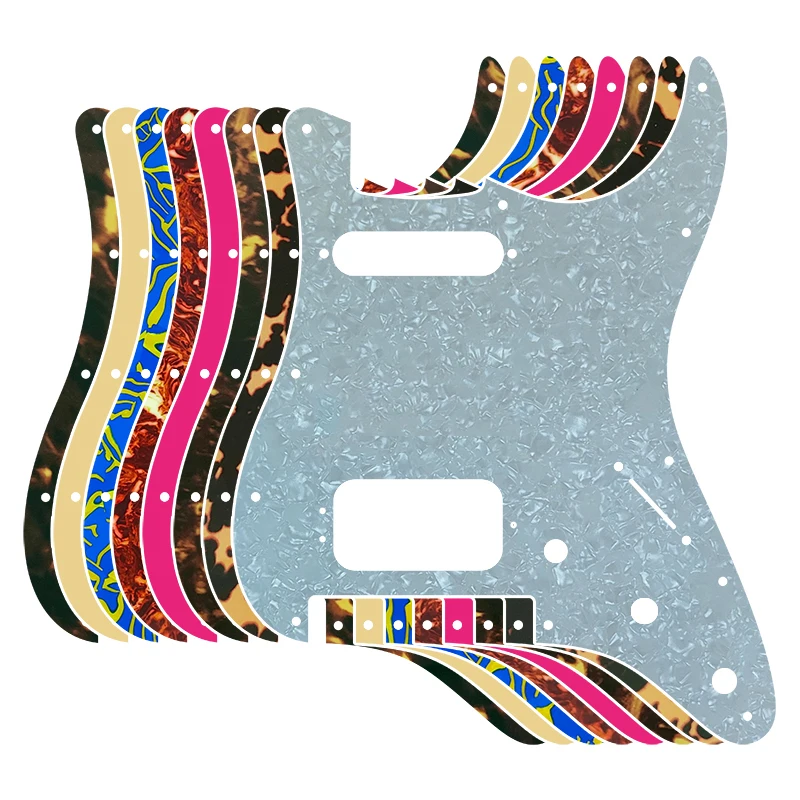 

Pleroo Guitar Parts - For US 11 Screw Holes Strat Guitar Pickguard With Floyd Rose Tremolo Bridge Humbucker HS Scratch Plate