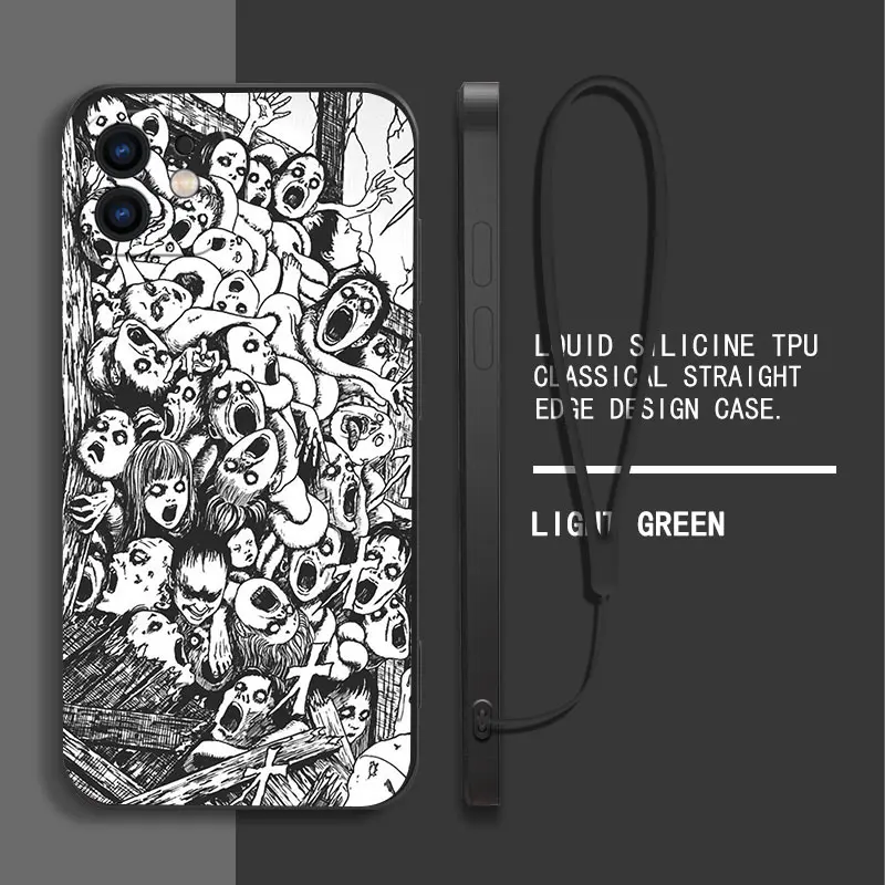 Comic Junji Ito Tomie Tees Soft Phone Case For Xiaomi Redmi Note 12 12S 12C 10 10C 10A 10T 9 9T 9A 11 11S 11T Pro Plus 4G 5G Sof