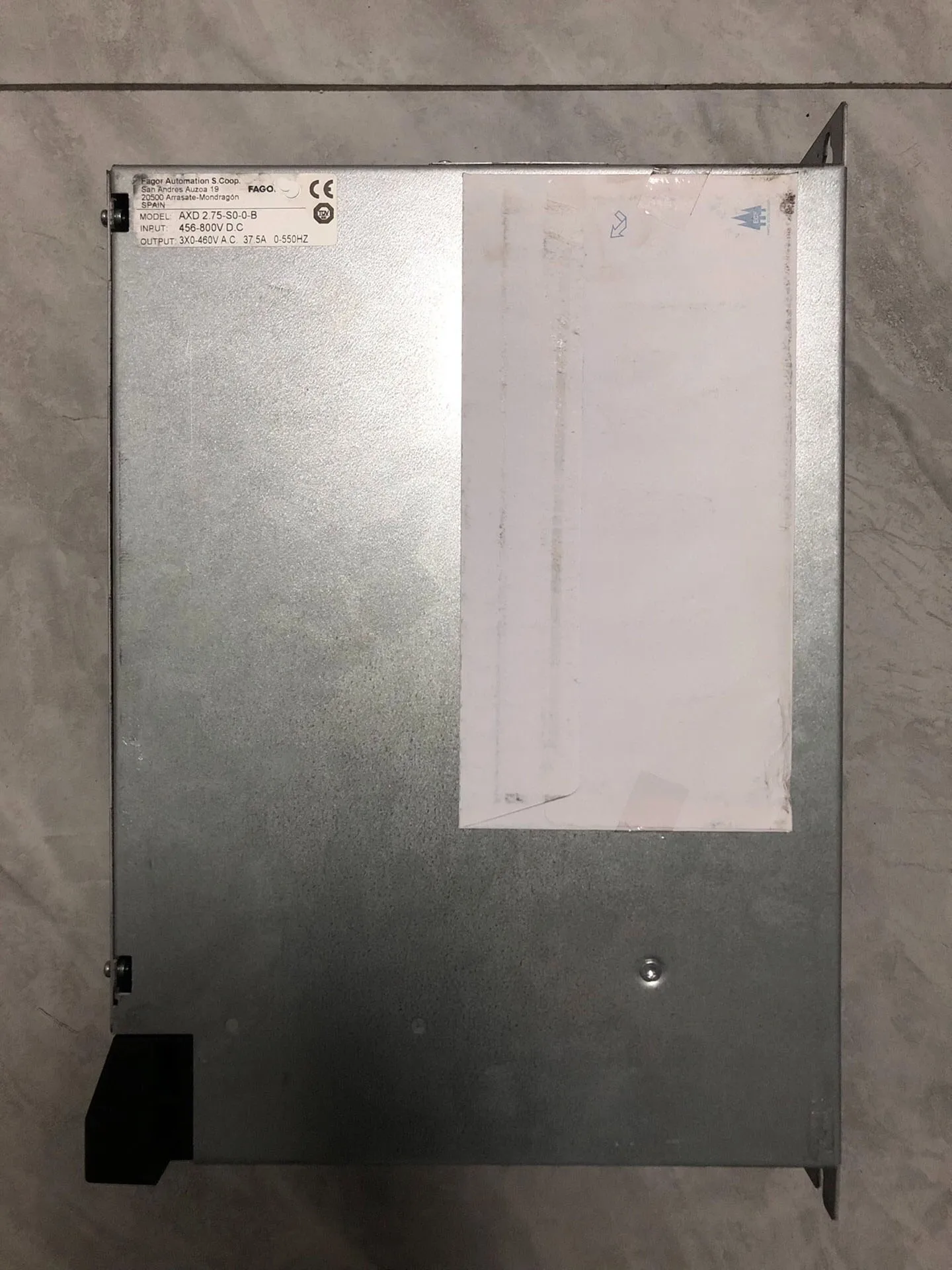 Сервопривод AXD 2.50-S0-0-B для Fagor