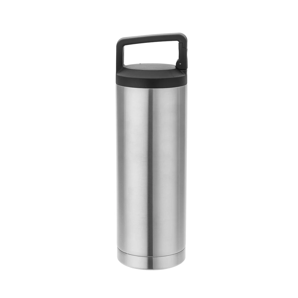 Imagem -04 - Invólucro Isolado Copo de Água Portátil Handheld Boca Larga Isolado a Vácuo Preto Branco Matte Garrafa de Água 1000ml Aço Inoxidável