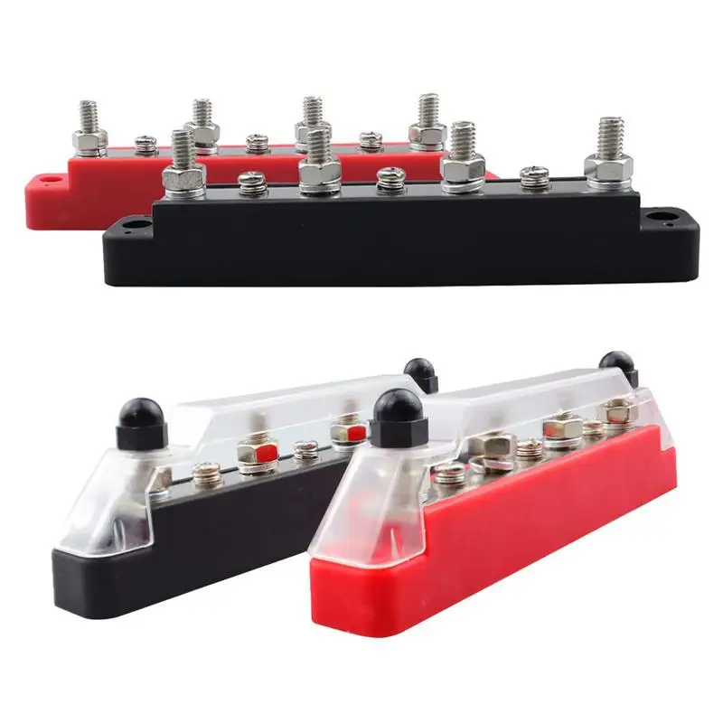 Marine Bus Bar 150A Flame Retardant Boat Power Distributor Marine Bus Bar Junction Kit Rust Prevention Battery Terminal