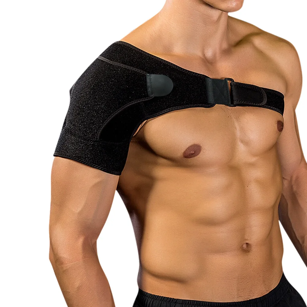 Sports Strap Shoulder Protector Basketball Badminton Fitness Training Adjustable Breathable Pressure Sports Shoulder Protector