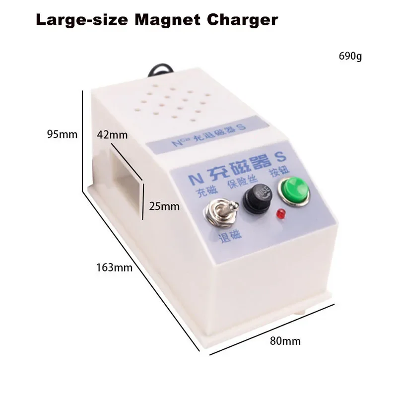 

Magnetizer Demagnetizer Physics Teaching Equipment Electromagnet Experiment Tool for Magnetization Demagnetization Demonstration