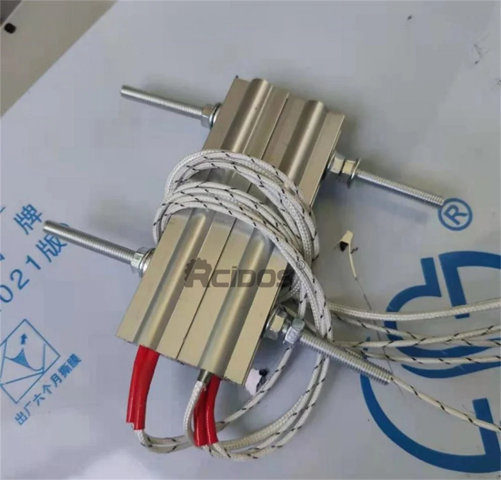 

10cm Tea Bag Packing machine Sealing Jaw,Vertical packaging machine heating aluminum block,three side sealing module stripe,1set