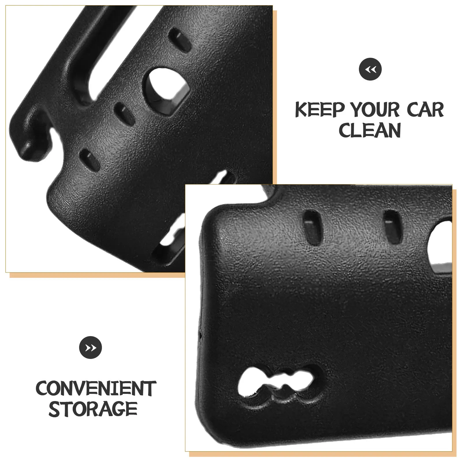 1Pcs Premium ABS Grab Bar for Back Safety Hand Grip Headrest Hanger Storage Hook Elderly