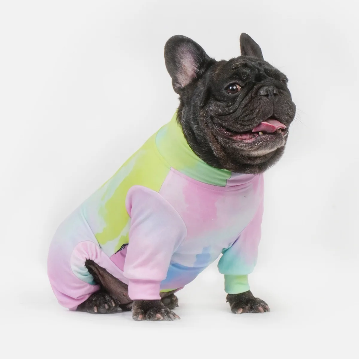 بذلة للكلاب بأربعة أرجل، بيجامة للحيوانات الأليفة دافئة للخريف والشتاء، مقاومة للغبار ومضادة للتساقط، بولدوج فرنسي
