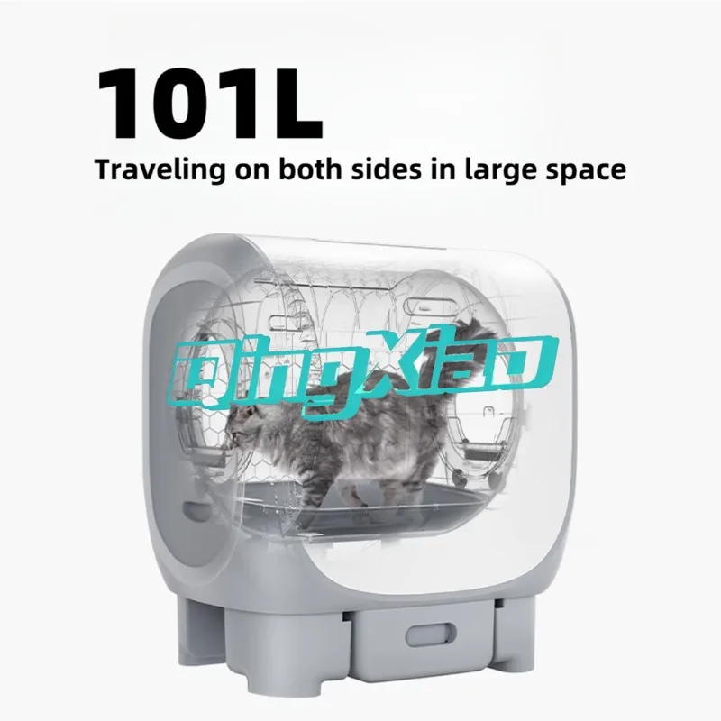 Fully Enclosed Self Cleaning Litter Box Anti Splash Electric Smart Cat Toilet With IR Protection UV Sterilization Anti Pinch
