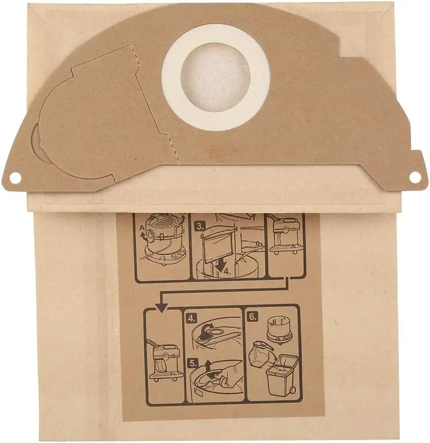 Dust Bags For Karcher WD2 WD3 WD2250 WD3.200 MV2 MV3 A2004 A2054 Vacuum Cleaners Parts Garbage Bag Accessories Replacement