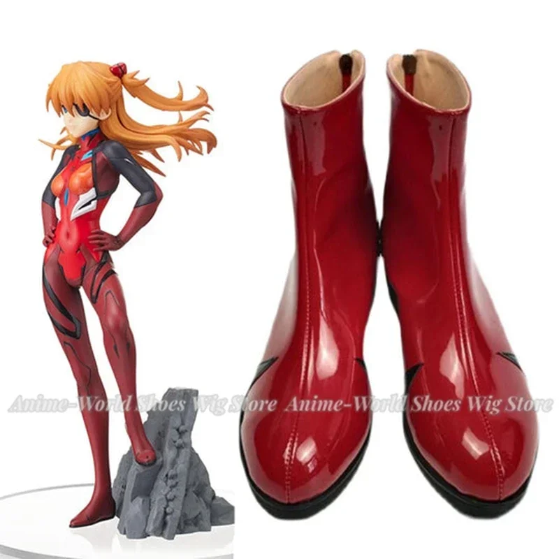 

New Genesis Asuka Langley Sohryu Cosplay Shoes