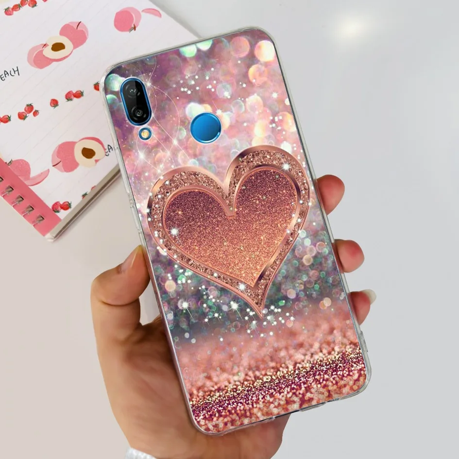 Case For Huawei P20 Lite Cover Cute Astronaut Cartoon Slim Clear Soft Silicone Back Phone Cover For Huawei P20Lite ANE-LX2 Funda