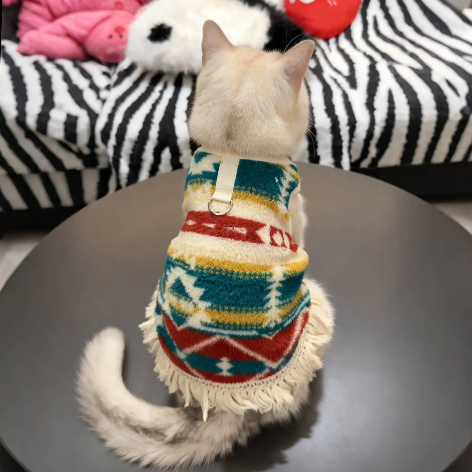 Warm Coral Fce Swea…