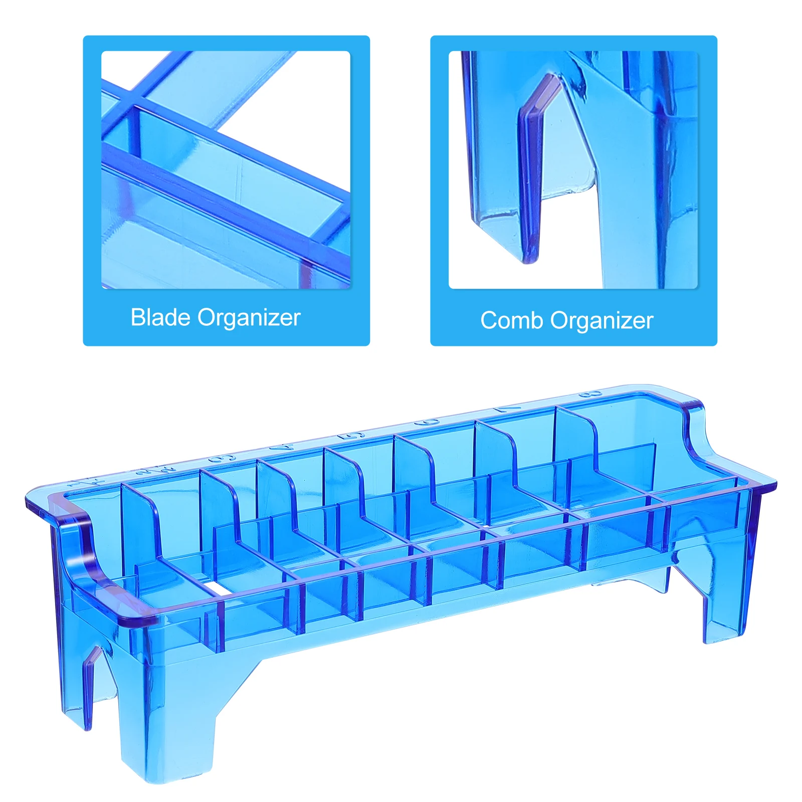 

Caliper Display Box Comb Case ganizer Storage Container Tool Hairdressing Accessories Holder Hair Clipper Blades Secure Easy