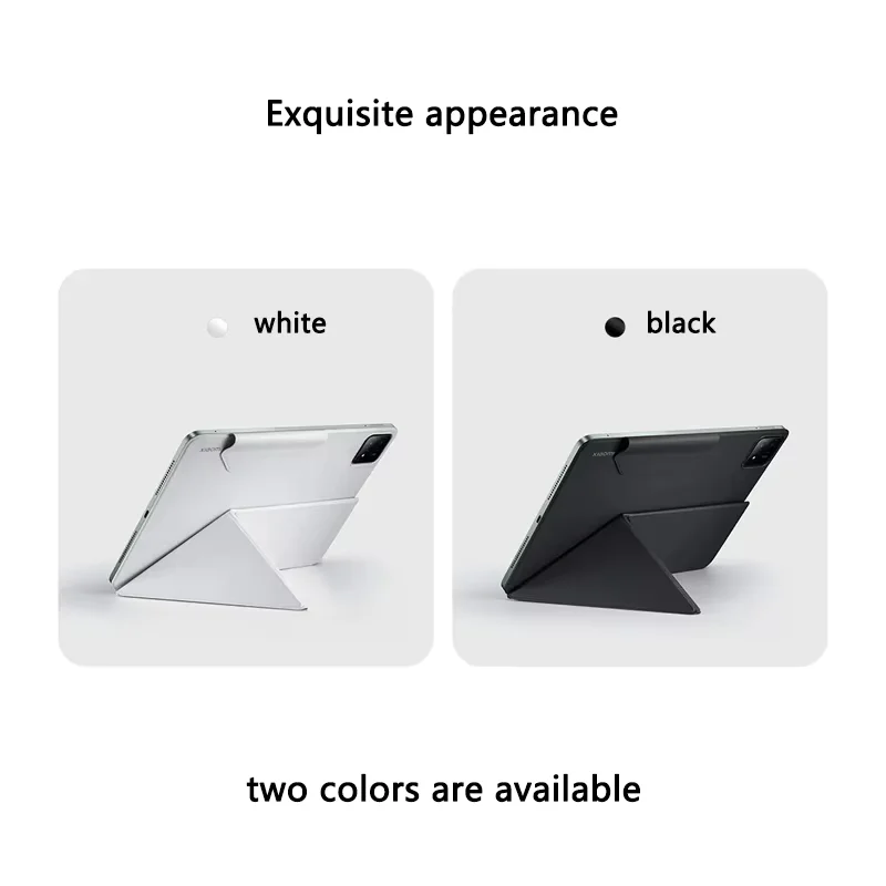 기존 Xiaomi Pad 6s pro 양면 보호 케이스 키트 12.4 "접이식 스탠드 PU 가죽 마그네틱 스마트 보호 케이스