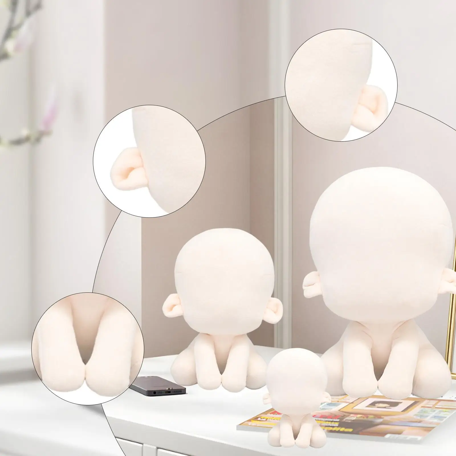 

Blank Doll Body Collection Wearable Clothing Creative Mannequin Doll Making